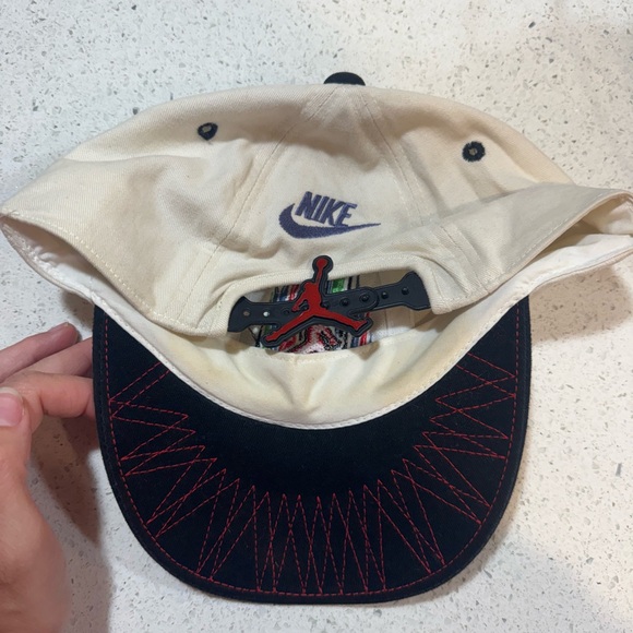Vintage Nike Air Jordan Snapback Hat 90s Retro Jumpman Logo Embroidered - Picture 3 of 5